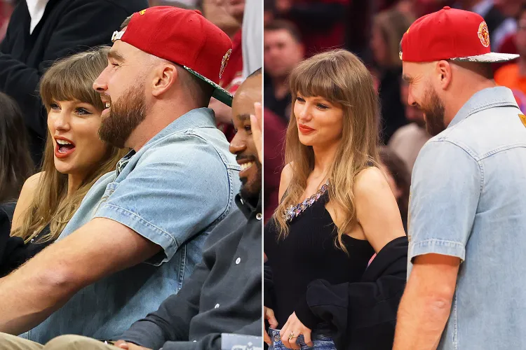 Taylor Swift and Travis Kelce